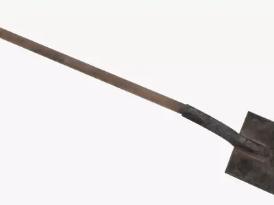shovel 3D model 4