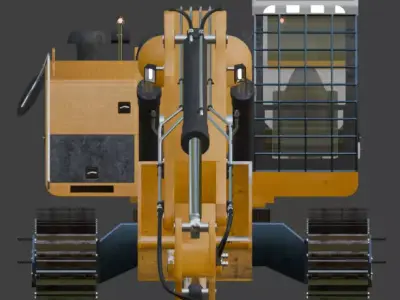 936 Excavator  3D model