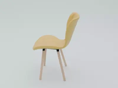 Dining Chair Low-poly 3D model purchase
