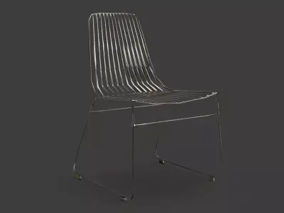 Metal Chair Low-poly 3D model purchase
