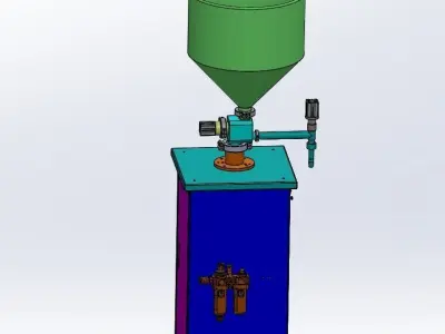 Vertical filling machine 3D model