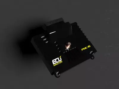 Ecumaster PMU-16 computer Low-poly 3D model