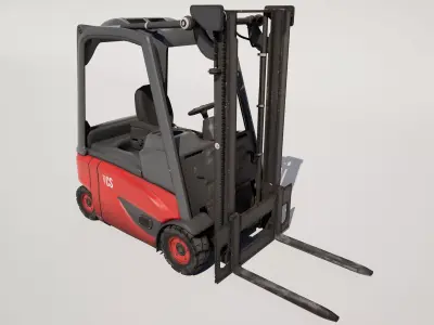 Industrial Forklift 3D model