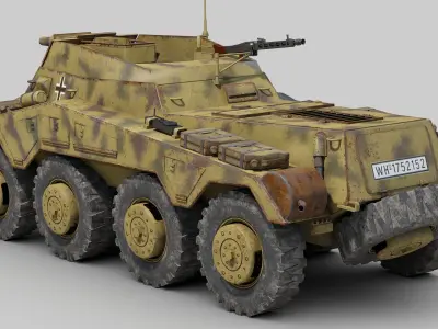 SdKfz 234 3 3D model