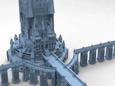 Barons Tower 9 3D model