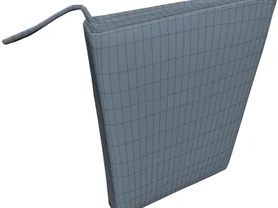 Notebook Low Poly leather book Low-poly 3D model