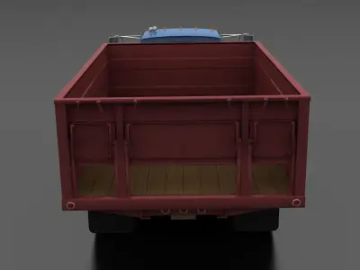 N-Series N-600 Grain Truck 1963 Low-poly 3D model