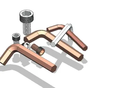 Allen keys Free 3D model