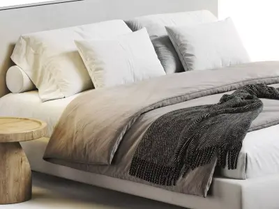Richard Bed 3D model buy