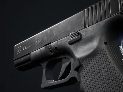 Glock Low-poly 3D model