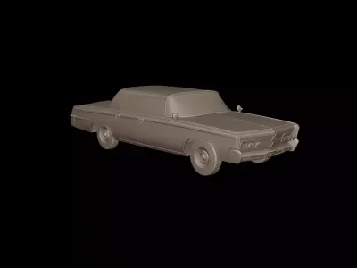 Chrysler Imperial Crown 1965 3D print model