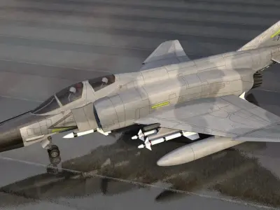 McDonnell Douglas F-4E Phantom 3D model