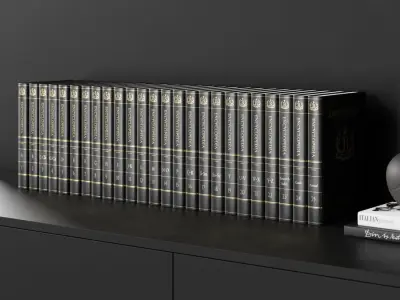  Vintage Encyclopedia Book Models 