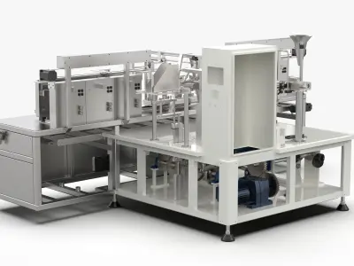 Automatic Bag Packaging Machine 3D model