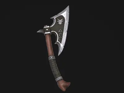 Axe Ironjaw Low-poly 3D model