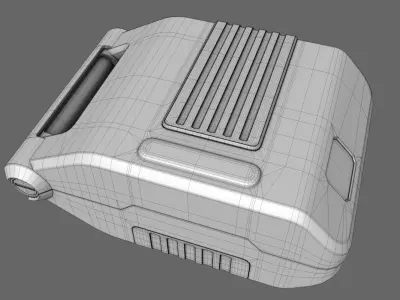 Sci-Fi Munition Case Box 3D model