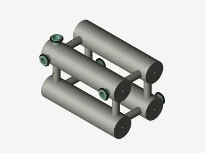 PP Buffer vessel TYPE 2A TYPE 2B Free 3D model