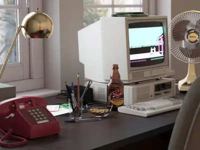 Western Electric Model 2500 telephone 3D model