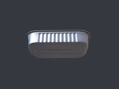 Aluminum Can Tuna Low-poly 3D model
