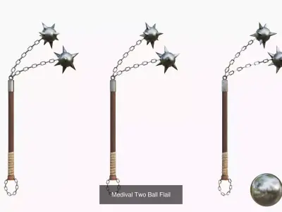 Medival Weapons 3D Model Pack