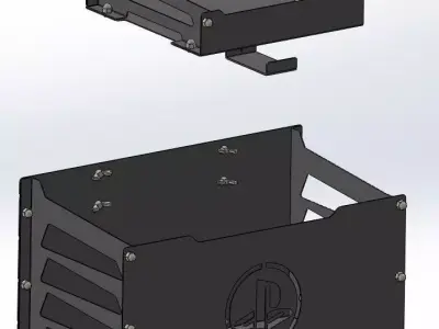 Playstation Box 3D model