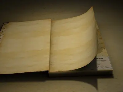 The book cover  and page opens 3D model