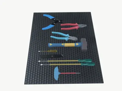 Hand tools 3D model