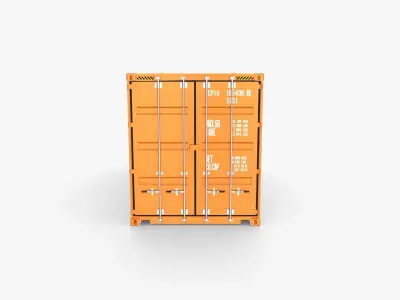 20ft Shipping Container High Cube 3D model