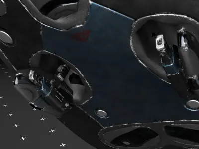 Stealth Drone Low-poly 3D model