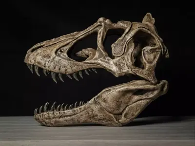 Lythronax Skull 3D print model