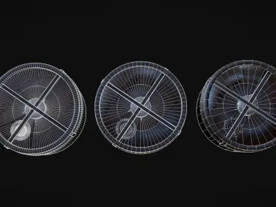 US WW2 M1 Anti-Tank Mine 3D model