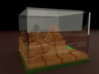 Chinese ancient house  3D model buy