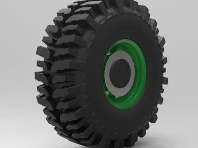 Offroad wheel 11 3D model