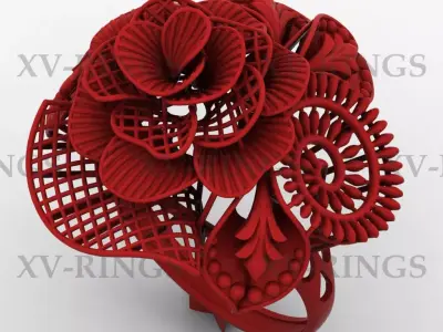 NEW TURKISH RING XV-04 3D print model