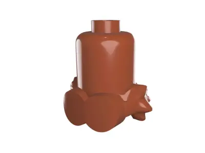 Custom3Dprint Minifigure Accessory - Minifigure Hair S2 - 108 3D print model