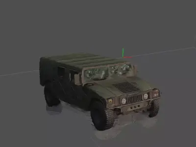 Hummer Military Jeep 3D model
