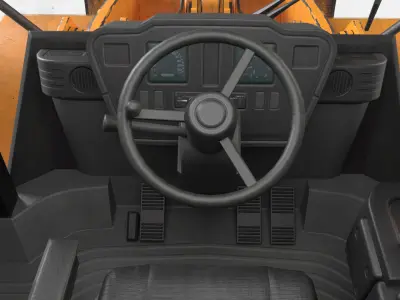 Wheel Loader 3D model 13