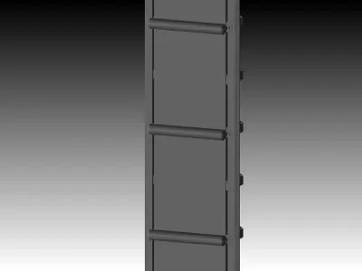Conveyor battery pack 3D model
