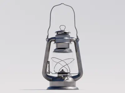 Lantern 02 Low-poly 3D model