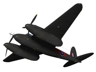 de Havilland DH98 Mosquito NF MkII 3D model