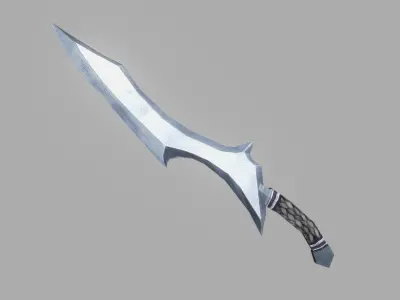 Sword Low-poly 3D model 53