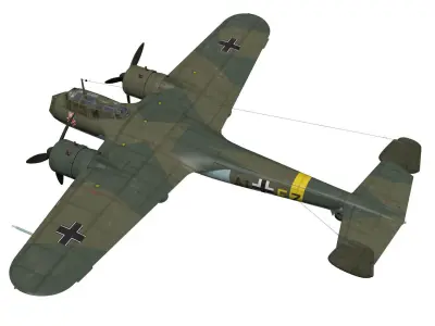 Dornier Do17 Z-2 3D model