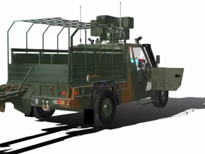 agrale marrua 4x4 Low-poly 3D model