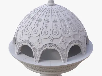 Al Riyam Incense Burner 3D model