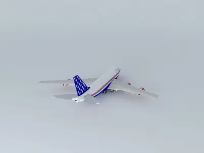 AirAmerica Boeing 747 200B Free 3D model