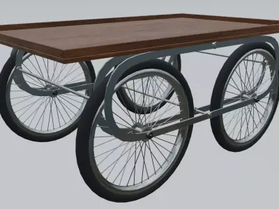 vending cart 3D model