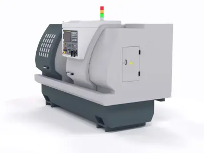 turning lathe cnc CORMAK 3D model