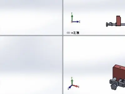 Double location fine-tuning platform 3D model