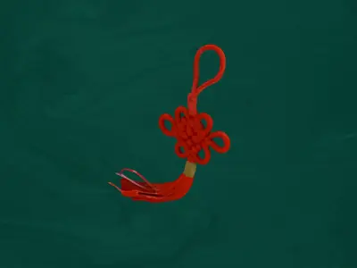 Chinese Knot Low-poly 3D model