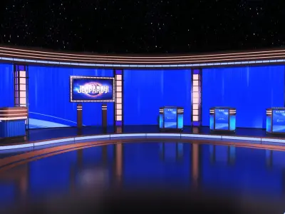 TV Game Show - Jeoprady 3D model